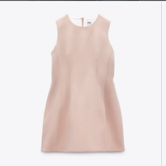 Zara Rare * Voluminous Mini Dress Size XS - Picture 14 of 15